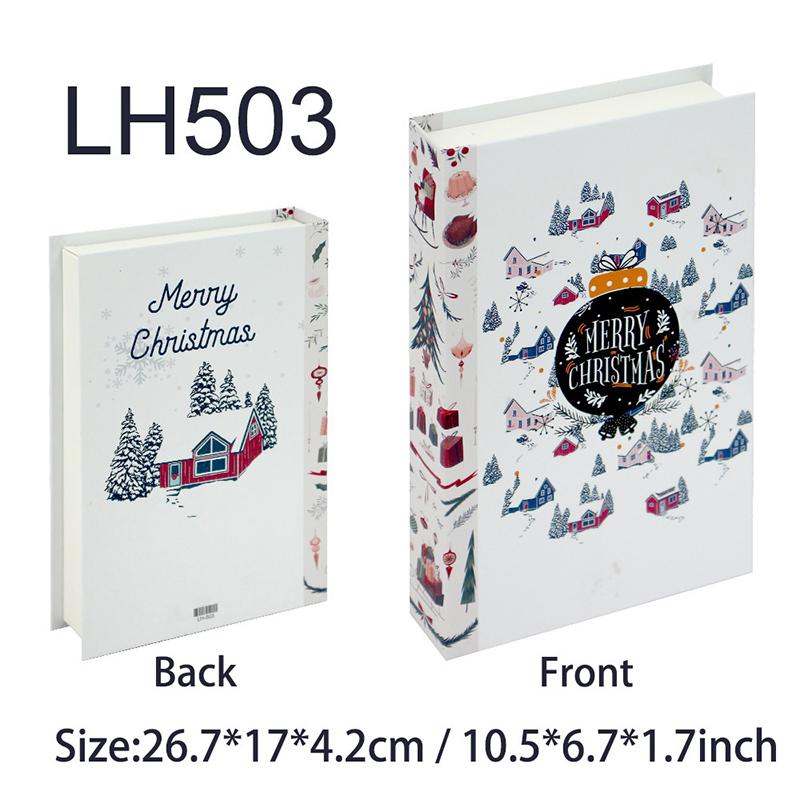 Seria Świąteczna Dekoracja Fałszywych Książek Estetyka Pokoju Dziennego Rekwizyty Dekoracje Książek Wnętrze Ozdoby na Stolik Kawowy Dodatkowe