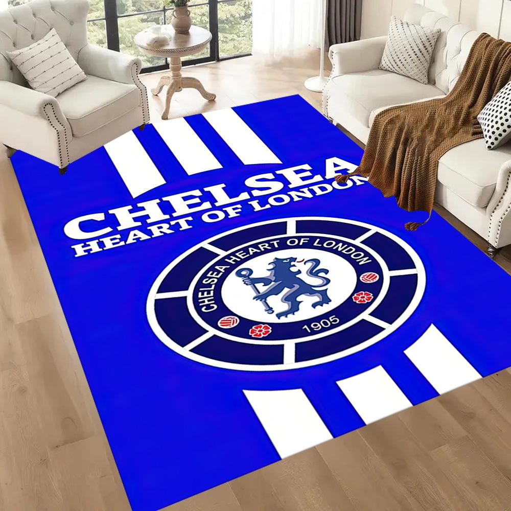 Chelsea Football Club Fans Square Rugs Are a Great Choice for Living Rooms, Bedrooms, Home Décor, and As Gifts.