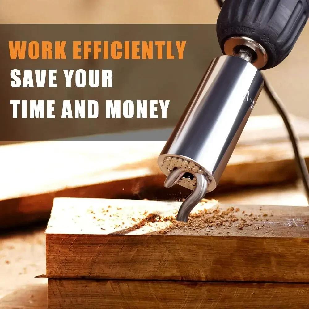 Cheie Tubulară Universală Multifuncțională 7-19mm Adaptor Cheie Clichet pentru Mașini de Găurit Aplicații Versatile