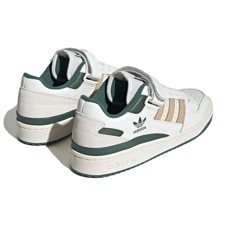 Adidas Originals Forum Low Top Sneakers Unisex Sneakers White Green Brown IE4585