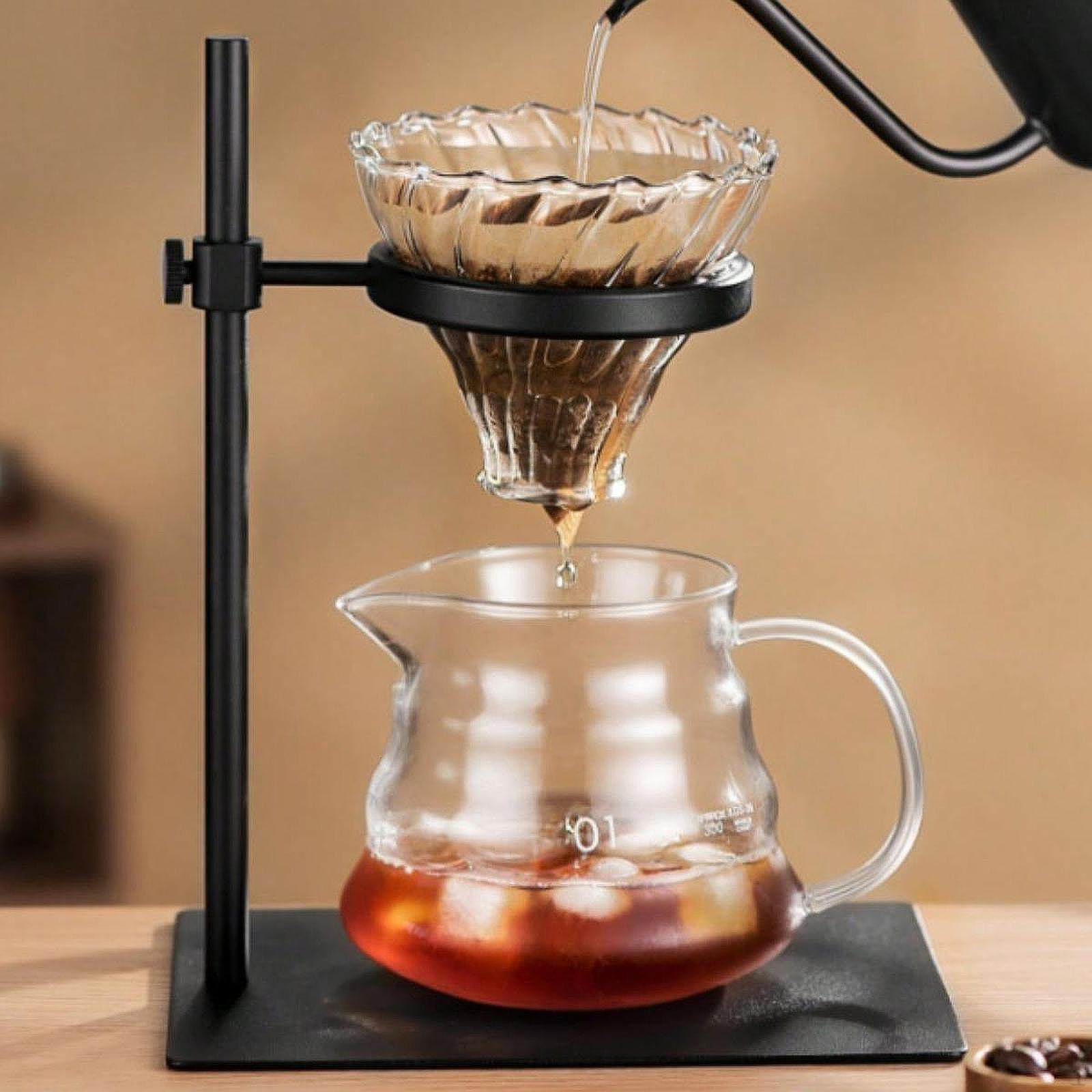 

Pour over Coffee Dripper Stand Lightweight Versatile Women Men Cafe Accessory