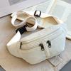 Practical Versatile Corduroy Waist Bag Multi-Color Adjustable-Strap Lightweight for Daily Use Casual Functial Stylish Bag
