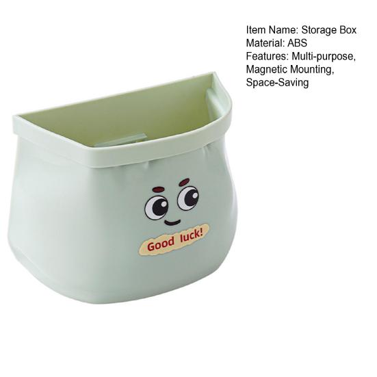 Magnetický úložný box do lednice Roztomilý držák na lžíce a příbory Prostorově úsporný kuchyňský organizér na hůlky otvíráky na lahve sáčky s kořením