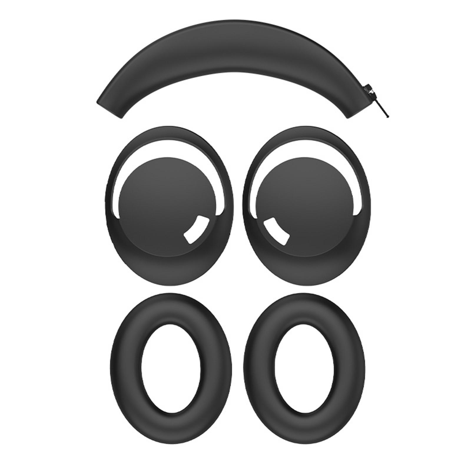 

Durability Earpads Cover Sleeves for SonoFlow Gamings Headphones Keep Headsets Clean and Comfortable Headband Protectors чёрный