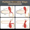 Rose Lock Vibrating Ring for Men, 8-Mode Magnetic Rechargeable Wearable Adult Toy