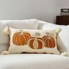 Autumn Maple Leaf Pumpkin Pillowcase for Thanksgiving & Halloween Decor