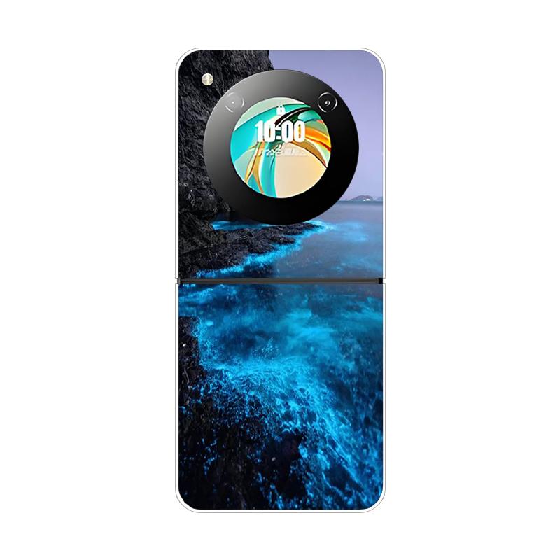 Pevný PC kryt pre ZTE Nubia Flip 2 Nárazuvzdorné puzdrá na telefón pre ZTE Libero Flip 2 5G Zadný priehľadný kryt Flip2 Coque Funda