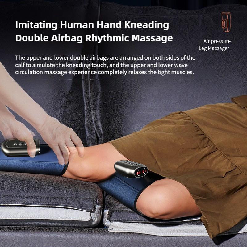 Portable Air Wave Calf Massager Air Pressure Leg Beauty Device Multifunctional Leg Kneading Muscle Relax Massage Machine