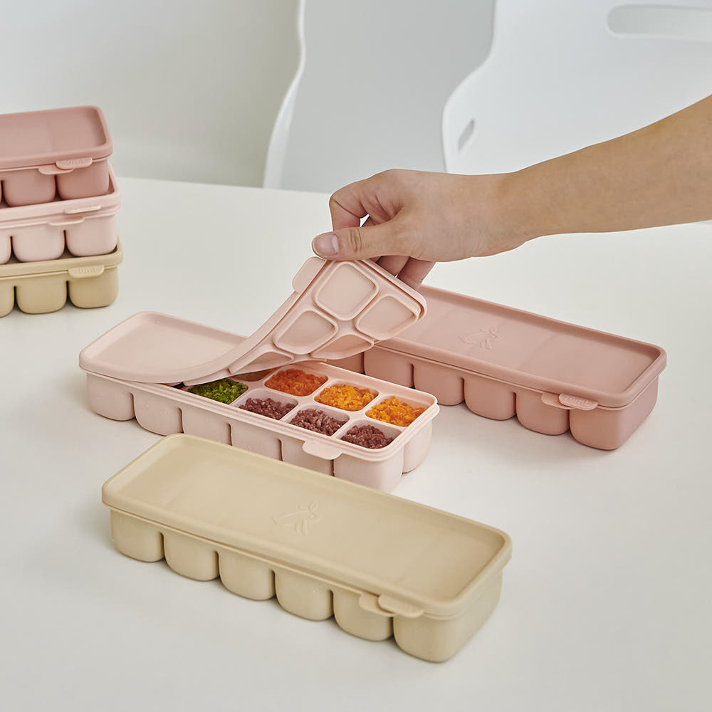 Atti Rabbit Easy Release Baby Food Cube Multi Silicone Storage Container 6 Cavity / 12 Cavity Set