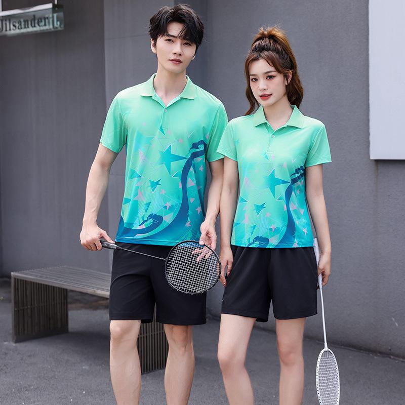Short Sleeve Quick-Dry Sportswear Set: Custom Polo Shirt for Group Work with Logo Printing