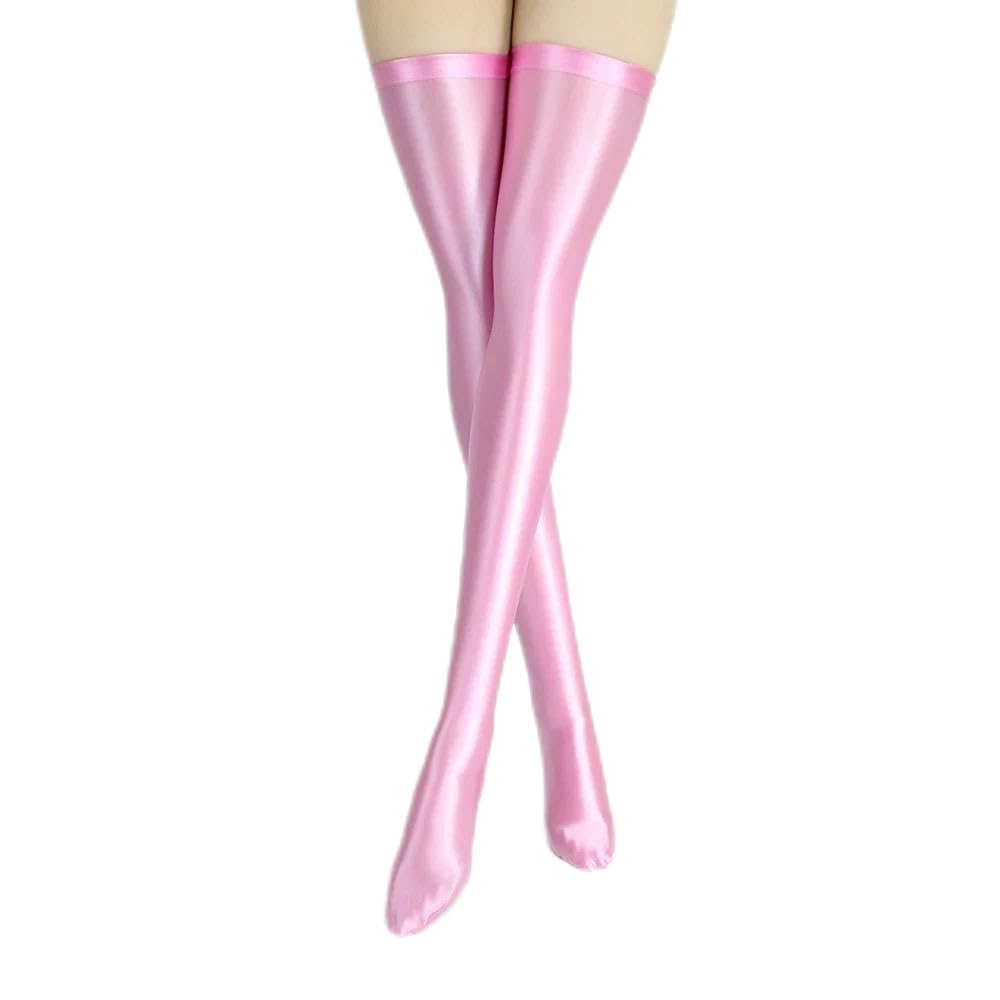 Ultra Shiny Super Close Long Race Campaign Bold Super Halloween [MJINM] Women's Knee-High Stockings, Stretchy, Fit, Socks, Eye-catching, Queen, Girl,