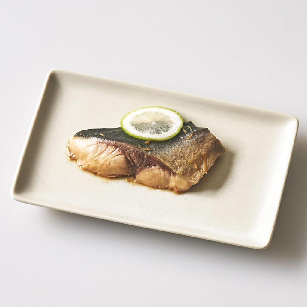 aito Seisakusho Rectangular Serving 21 x 13 Mino Dishwasher and Microwave Made in 517306 "Natural Color" Plate, Plate, Approx. cm, Ivory/White, Ware,