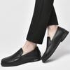 Spring 2024 New Korean Version Of All-Match Genuine Leather Shoes Men's Peas Shoes Business Trend Fashion Casual Shoes