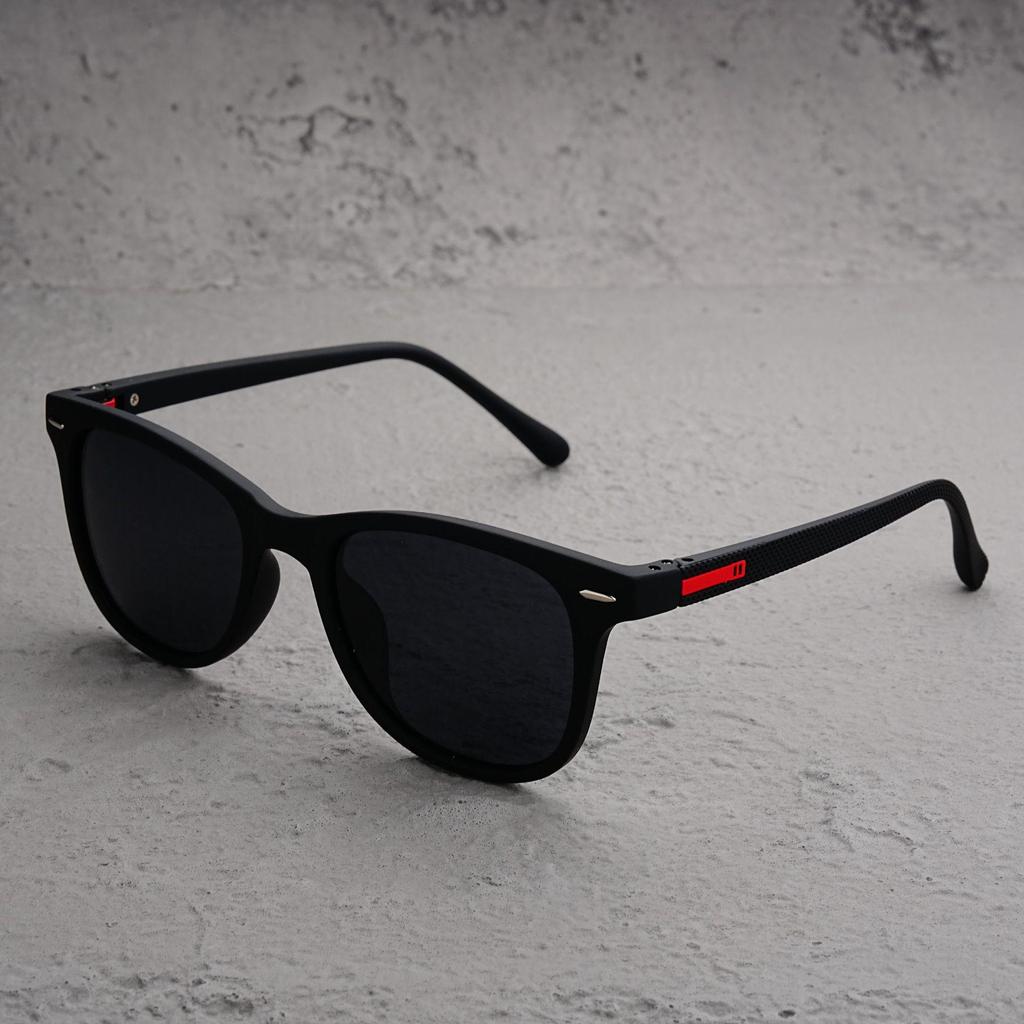 Cool Black Men's Polarized Sunglasses for Driving & Outdoor Sports