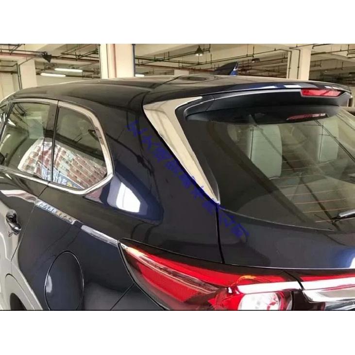 For Mazda CX-9 CX9 2017 2018    Decorate Accessories ABS Chrome Side Door Rear View Window Spoiler Cover Trim