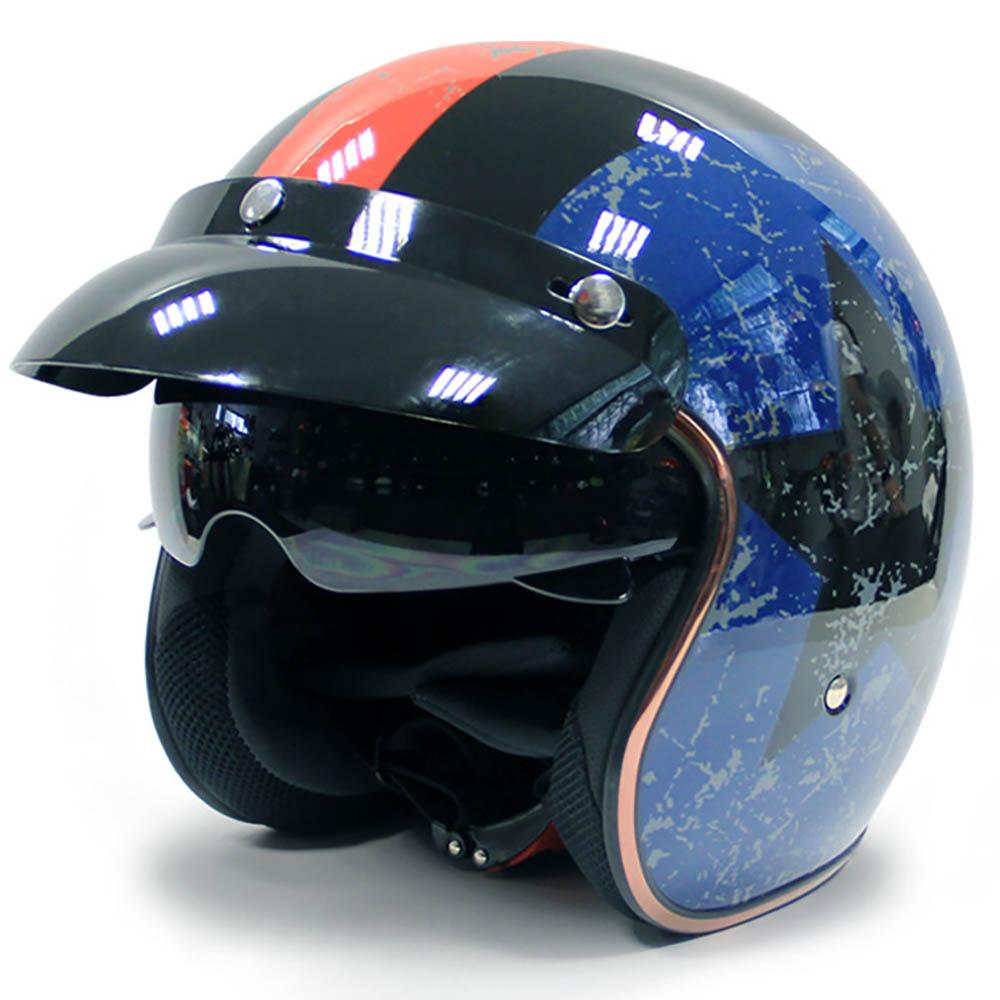 Summer 3/4 Open Face Helmet Vintage Motorcycle Helmet Retro Design Stylish Safe Riding Helmet Gear For Classic Enthusiasts
