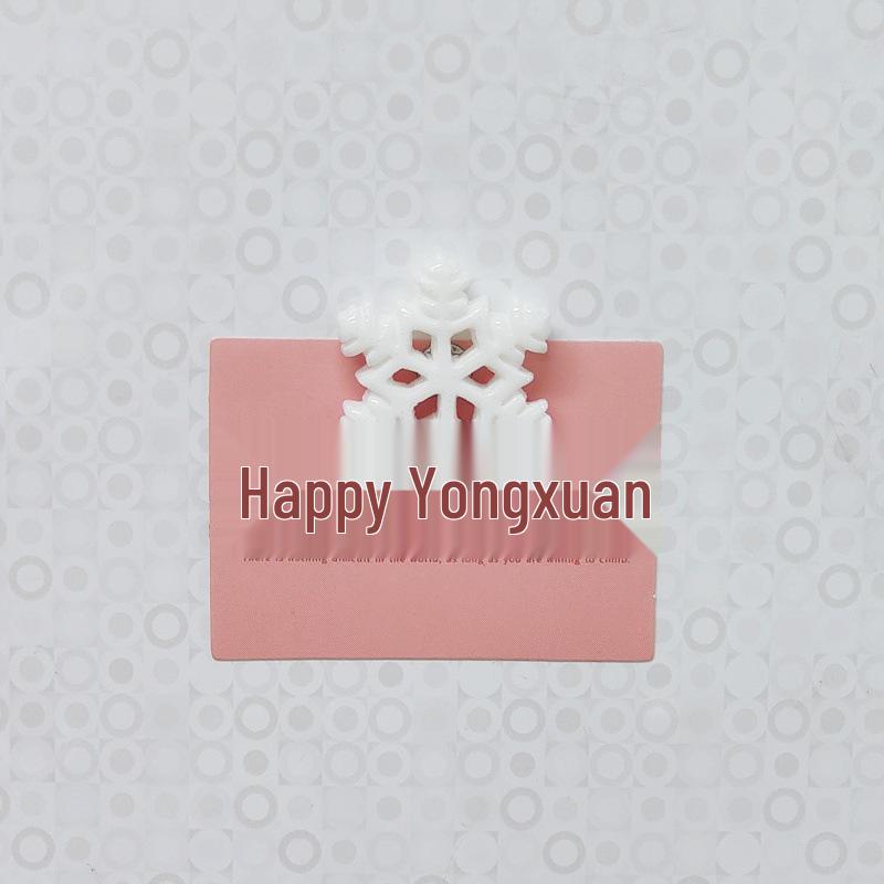 Winter Snowflake Refrigerator Magnets - Cute Decorative and Creative Magnetic Photo Stickers