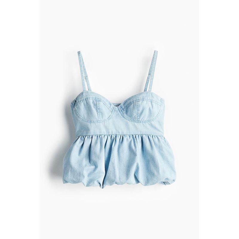 

HM 2025 Summer New Arrival Women s Clothing Fashion Casual Denim Tight Tops 1285461