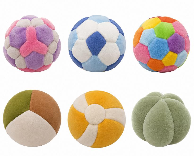 Soft Plush Ball Toy for Pets Durable Interactive Chew Toy Lightweight and Safe for Dogs and Puppies