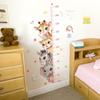 1pc Animal Height Measurement Chart Wall Painting,PVC Wall Sticker,Self-adhesive Removable Wall Art Decal, Wall Decoration