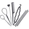 Twist Hair Roller Hair Braider Kit Pull-through Hair Needle Hair Braiding Tools Hair Dispenser