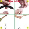 Snake Prank with String Clip Realistic Rubber Snake Prank for Teasing Friends Funny Prank Kit for Adults Prank Stuff