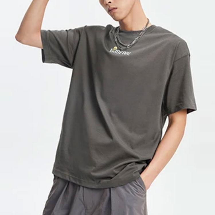 Li Ning Badfive T Shirt Men's Gray AHSR479-5