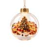 Christmas Tree Ornaments Set Clear Plastic Christmas Ball Decorations for Holiday Party Decor
