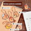 Funny Cartoon Capybara Keychain Creative Cute Capybara Pendant  Simple Backpack Decoration Accessories Birthday Gifts