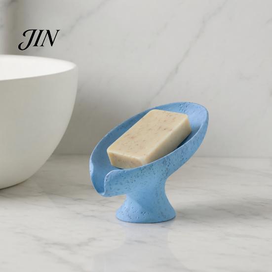 Elegant Soap Holder Self Draining Dish, 3D Printed Holder, Multi-functional Tray Sink Organizer for Shower, Bathroom, Kitchen Quick Drying