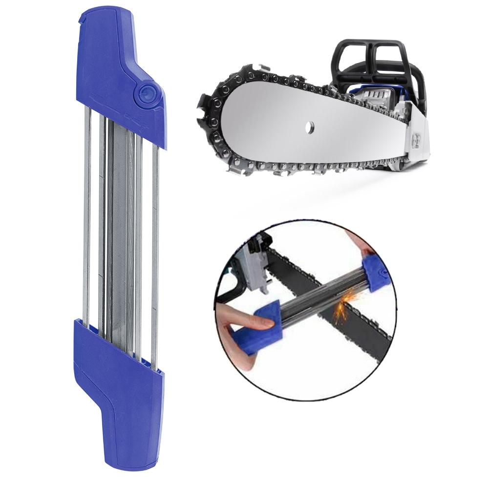 5,2 mm Handheld 2 in 1 Kettensägenschärferfeile Passend für STIHL 5605 750 4303 3/8 Zoll P und 0,325Blau