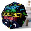 Gaming Player Zone Outdoor Automatic Umbrella Retractable Design with 8-Rib Durability Lightweight Perfect Gift for Friends Family