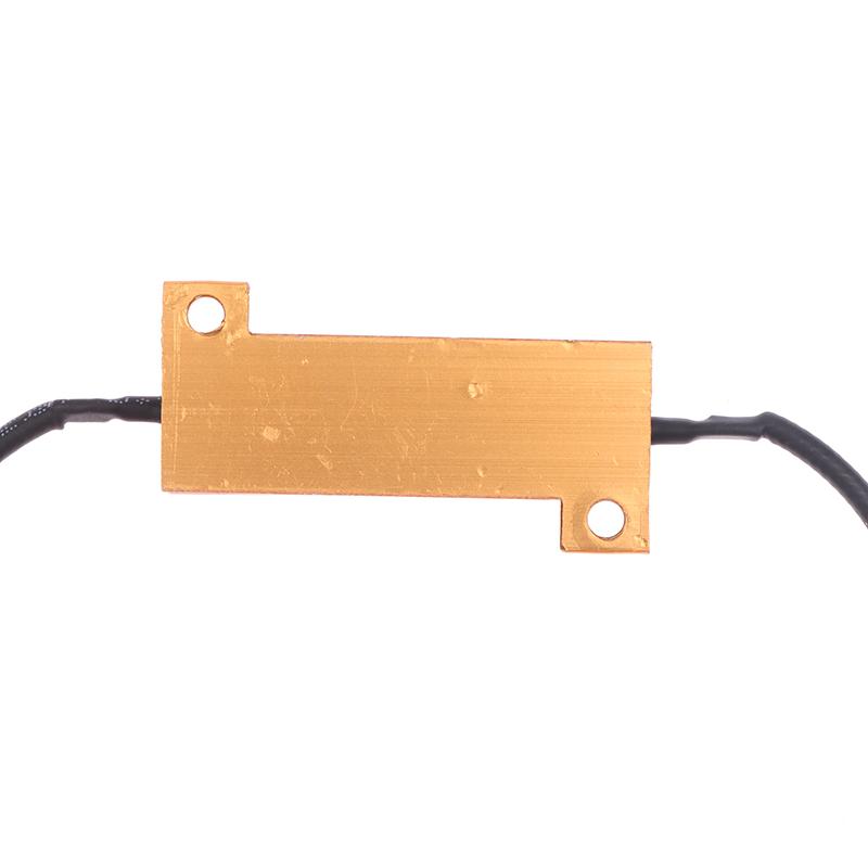 1Pc Car Load Resistor Error Canceller Led Decoder Canbus Free Wiring Canceller Decoder Light 50W H4 H7 H8/H11 9005/9006
