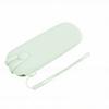 Sunglasses Pouch Magnetic Soft Portable Silicone Makeup Brush Pouch with Detachable Strap Green