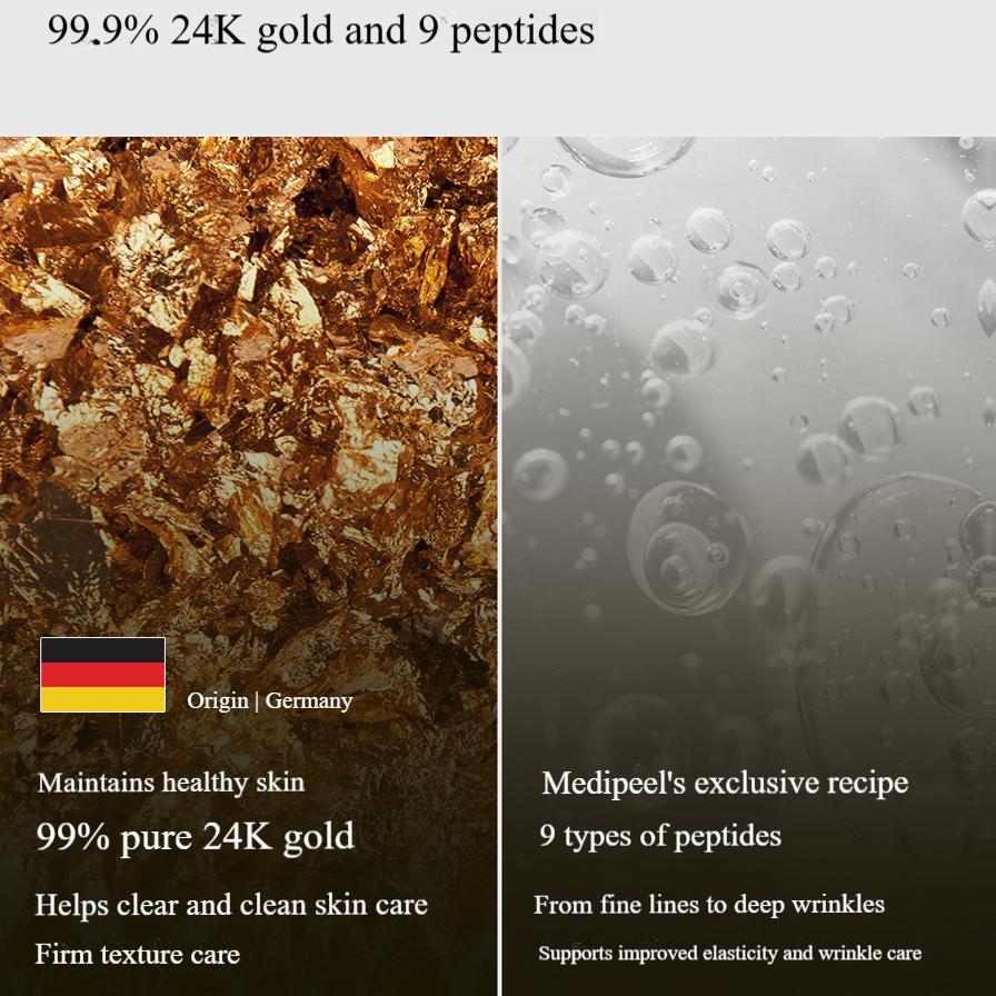 MEDI-PEEL Luksusowa ampułka ze złota 24K 100ml | Serum przeciwzmarszczkowe i rozjaśniające
