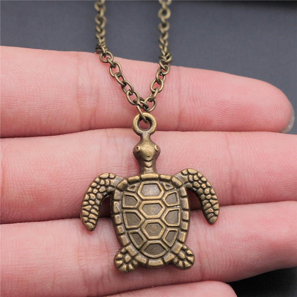 Summer Jewelry Marine Life Pendant Necklace Sea Animal Pendant Necklace Starfish Dolphin Shrimp Sea Turtle Octopus Necklaces 45cm
