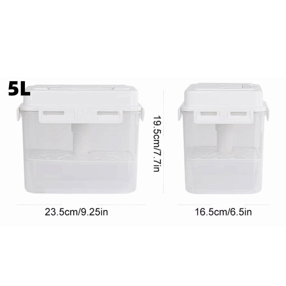 Sealed Lid Pickle Fermentation Container Plastic Pickled Vegetable Jar Kimchi Making