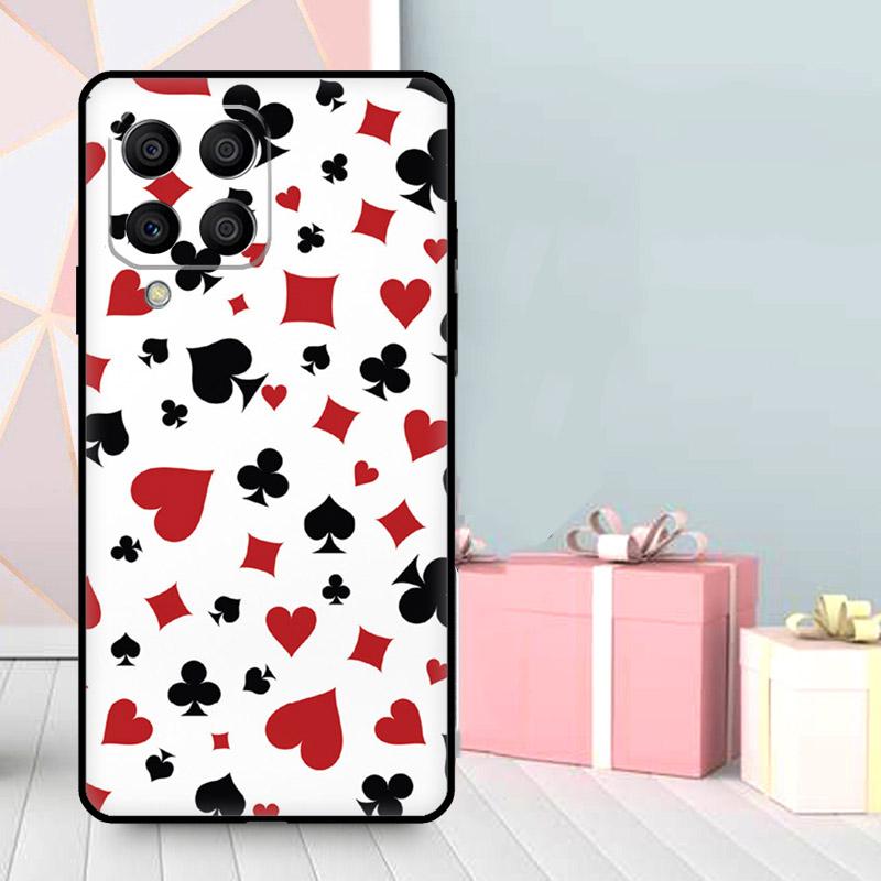 CASINO PLAYING CARDS Case For Samsung Galaxy M56 M52 M32 M53 M16 M11 M21 M31 M35 M12 M13 M14 M15 M36 M55 M34 M54
