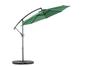 Best Choice Products 10ft Offset Patio Umbrella w/Tilt Adjustment, Polyester Shade, 8 Ribs for Backyard, Poolside - (Dark green)(No Base)