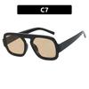 Vintage Big Frame Square Women Sunglasses Brand Black Cool Men Sun Glasses One Piece Designer Pilot Sun Glasses Eyeglasses