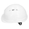 Breathable Hard Hat LDPE Lining White Adjustable Labour Protective Helmet for Construction Sites