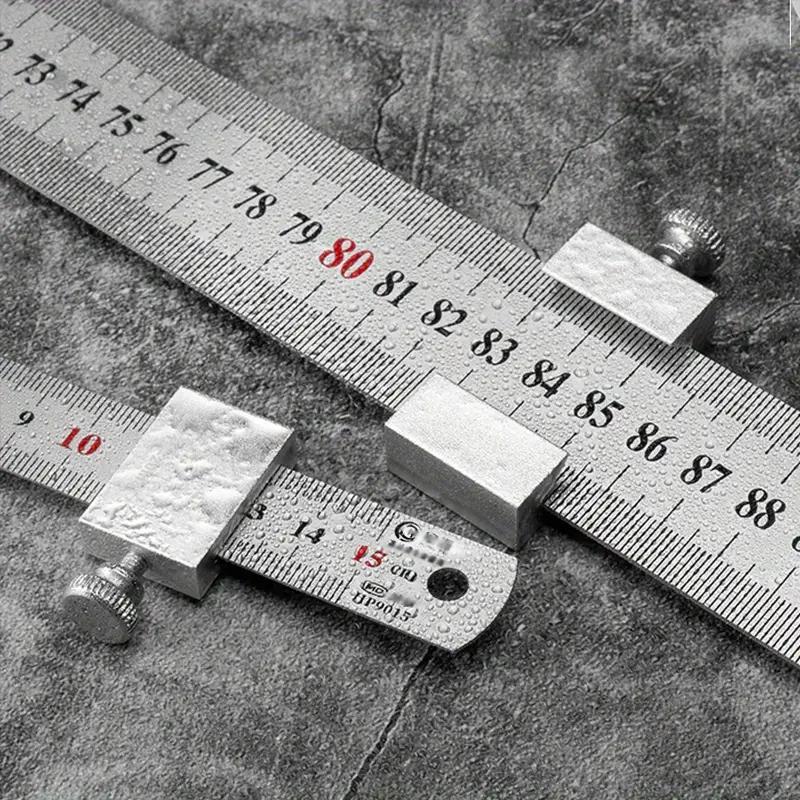 1pc Precision carbon Steel woodworking Square - Easy-to-use aluminum alloy positioner and marking gauge for precise measurement