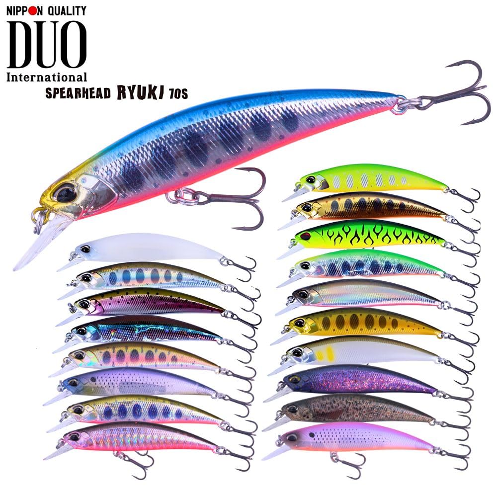 DUO Minnow Spearhead Ryuki Gold Yamame ANA4056 Lure 70S, 70mm, 9g, (Yamame Trout),