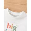 European sizes Toddler Girls Letter Round Neck Tees Top | Kids Summer Clothes