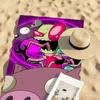 Cartoon I-Invader Zim Funny Towel Quick Dry Soft Yoga Swimming Fitness Mountain Climbing Large Beach Towels