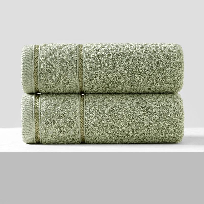 Soft, Absorbent Polyester-Cotton Towels - Thickened for Household Use, Face Wash, and Gifts