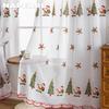 1PC NAPEARL Christmas Style Sheer Curtains Exquisite Embroidered Tulle Curtains for Living Room Bedroom Balcony Window Home Decor