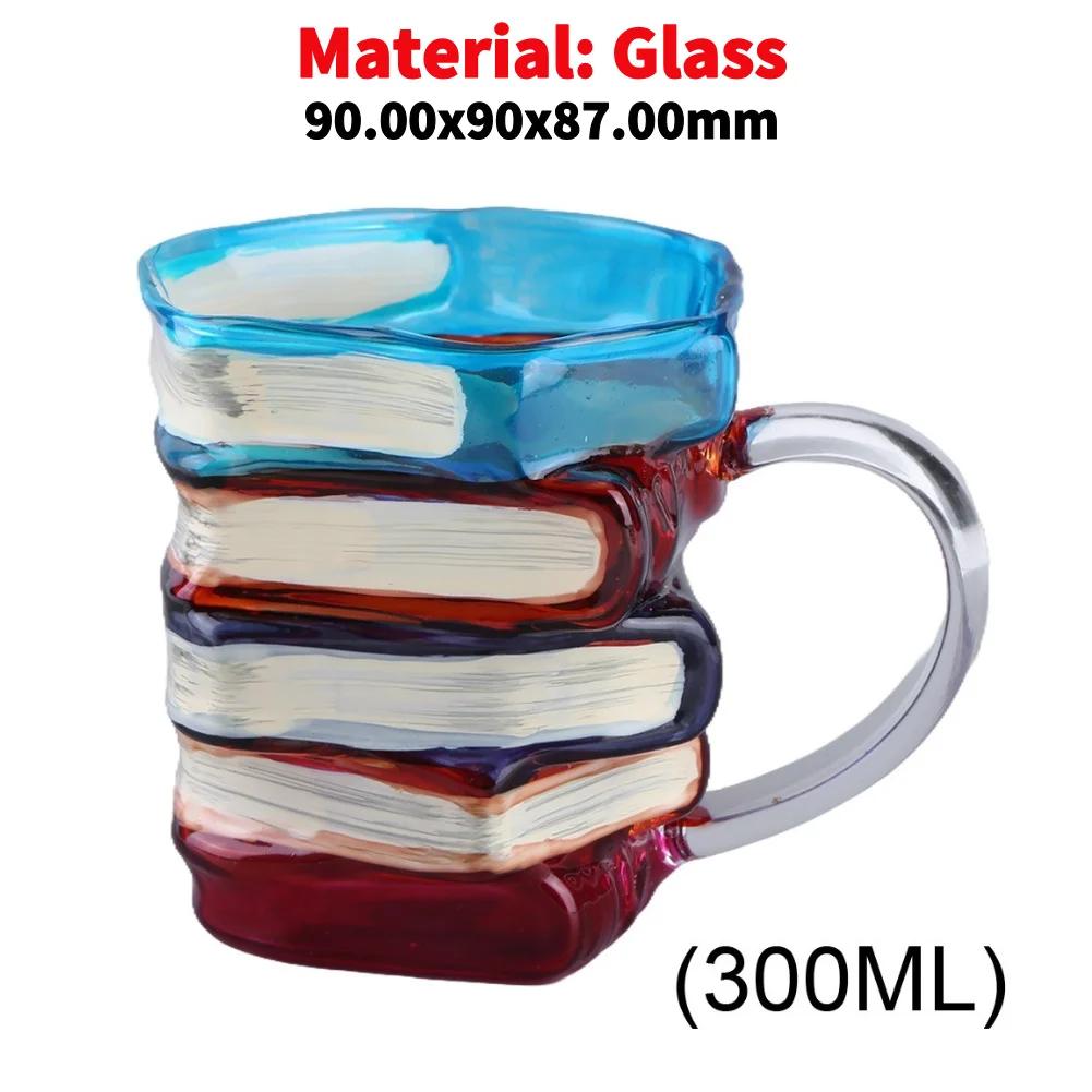 Bemalte Buch Tasse Neuheit 3D Bemalte Bücher Kaffeetasse Kreative Trinktasse Sammlung Geschenke für Literaturliebhaber