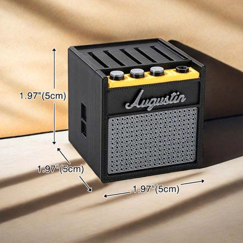 Portable Guitar Pick Holder 3D-Printed Pick Storage Box with Pick Slots Guitar Pick Storage Rack