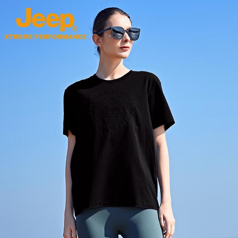JEEP Unisex Round Neck Short Sleeve T-Shirt L 5450₽